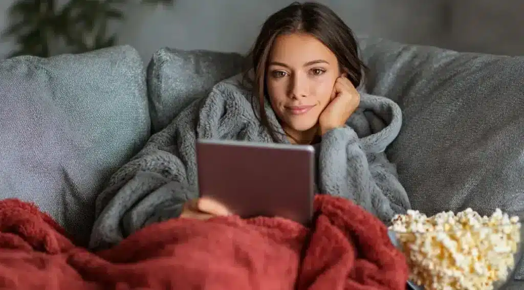 tv kijken op laptop